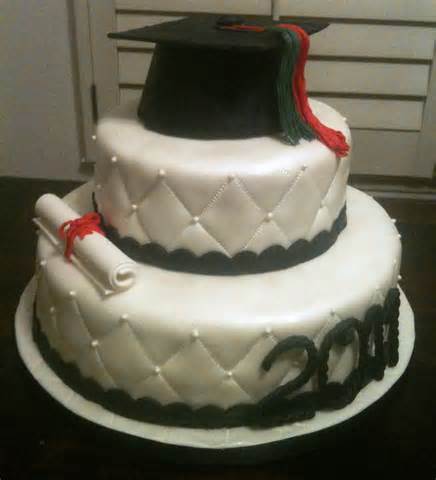 Photo of graduation cake